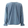 Ggpx New York Triple Ribbon Denim Blouse  Gq3sh038f 