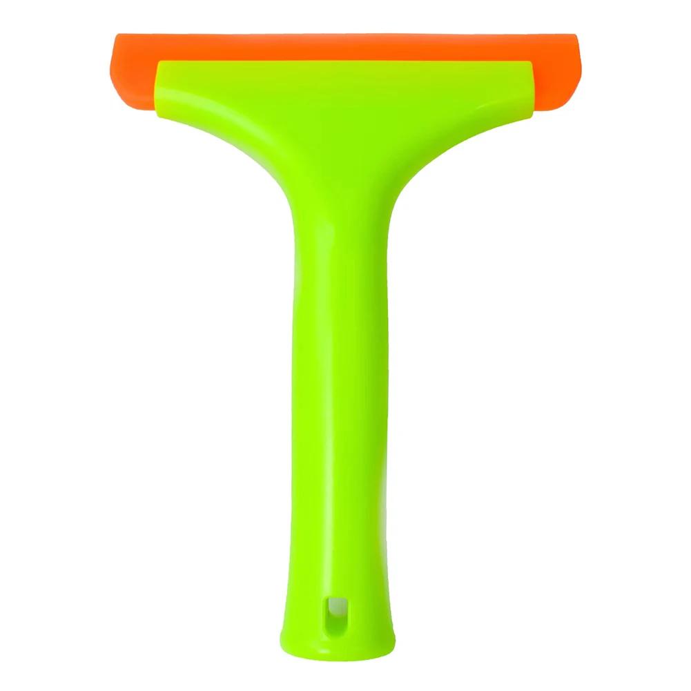 Super Flexible Silicone Squeegee Auto Water Blade Water Wiper Shower Squeegee Long Handle for Car Windshield Window