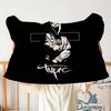 Rapper 2Pac Singer Tupac Quick-Dry Polyester Pillow Towel - Anti-Head Oil & Odor-Resistant for Adult Daily Use