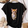 Harajuku Funny Cat 3D Print Women Casual Oversized TShirt Women Clothing Unisex T Shirts Girl Boy Casual Fashion Clothes