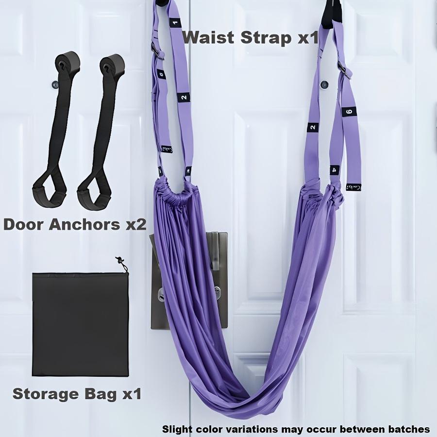 Aerial Yoga Strap for Door Home Fitness Stretching Band for Backbend and Split Training