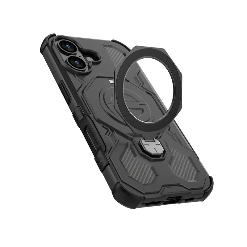 Magnetic Wireless Charge Cover For iPhone 17 Pro Max 17 Air Phone Holder Full Back Case For iPhone 17 Cover For iPhone 17 Case