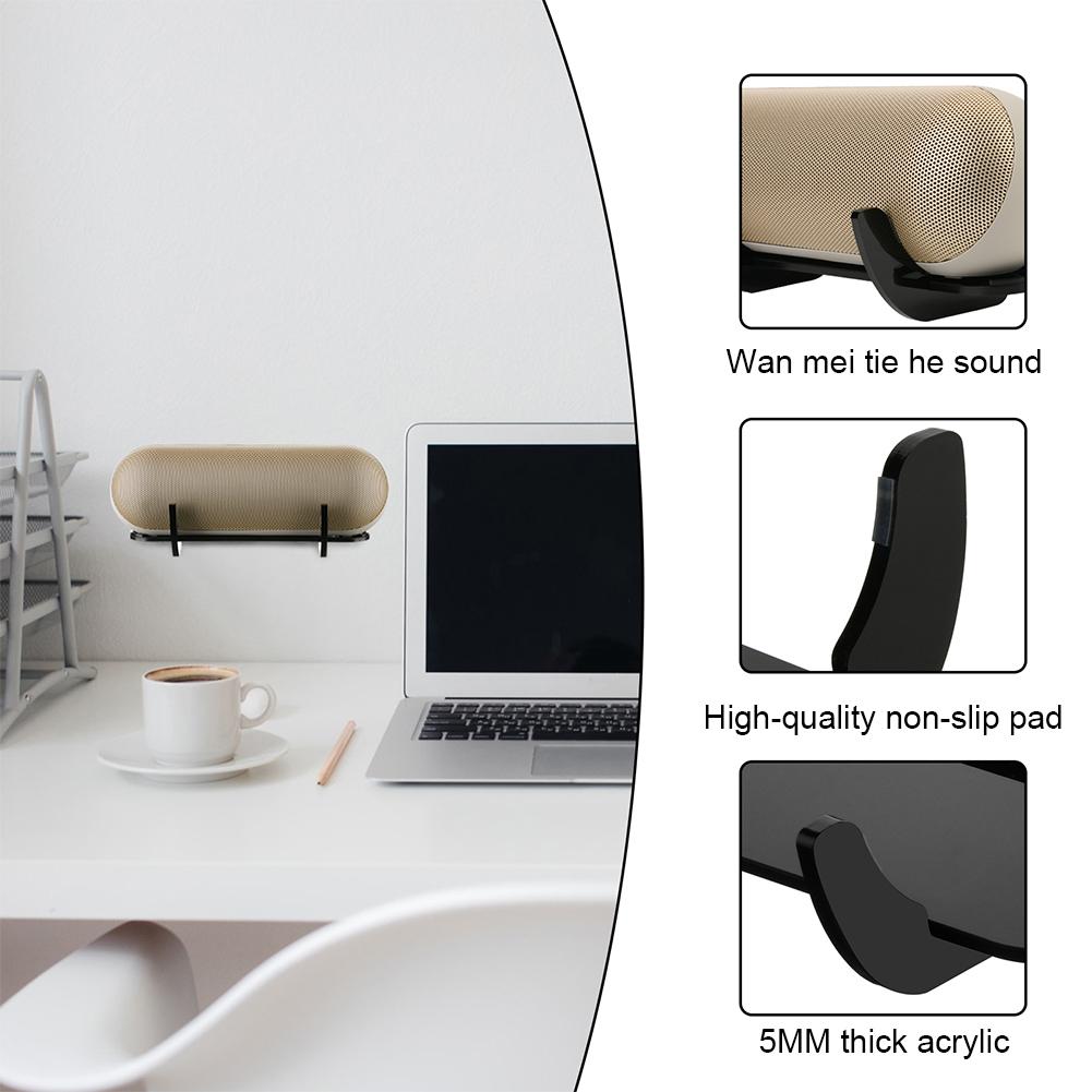 Speaker Wall Mount Acrylic Speaker Bracket Display Wall Shelf for Beats Pill 2025 Portable Speaker