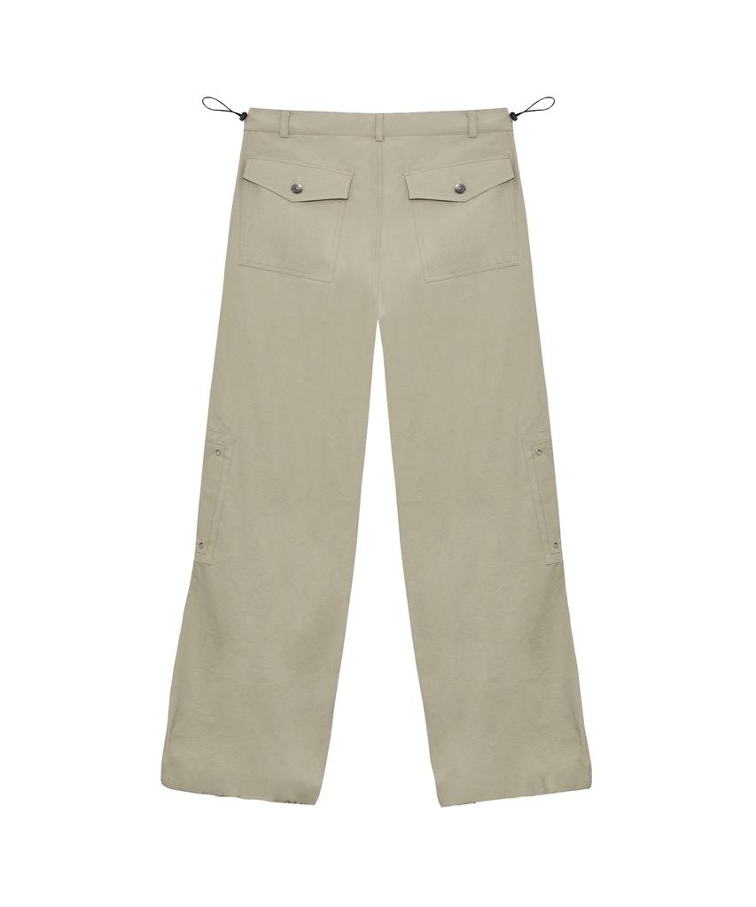 Tansanmageunesyum Songi Songi X Tansan Side Double Zipper Cargo Pants (Light Beige)