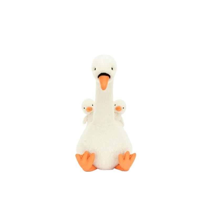JELLYCAT Bird Series Winged Carrying Swan Companion and Comfort Doll Plush Doll 39cm Height