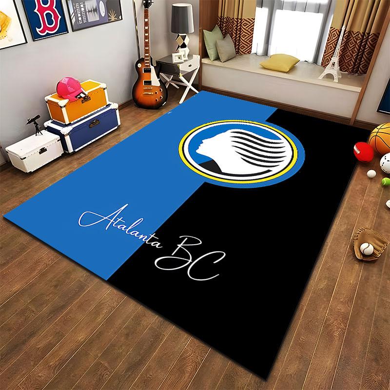 Atalanta BC Logo Carpet suitable as a non-slip mat for the living room or bedroom sofa