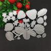 Strawberry and Leaf Plant Design Style Metal Cutting Die Stencil for DIY Scrapbooking Album Photo Embossing Paper Card Craft Decor