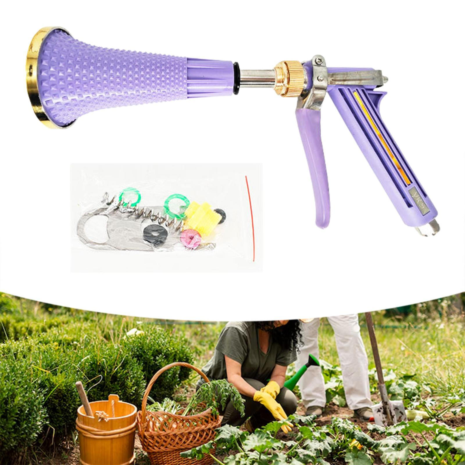 Регулируемый инструмент для уборки двора и ухода за садом фиолетовый