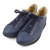 Excellent Sneakers Quick H Logo Logo Engraved Two-tone Lace-up Navy Leather Men 42 Used