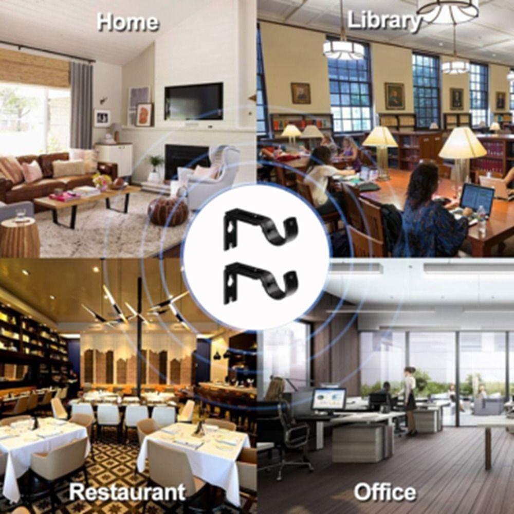 Langlebig mit Schrauben Vorhangstangenhalterung Fensterbeschläge Vorhangstangenhalter Vorhangstangenhalter