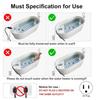1500W High Power Immersion Water Heater Rapid Heating Immersion Element Boiler Portable Bathtub Heater