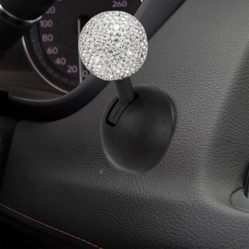 Sparkling Diamonds Car Start Button Rockers Easy Install Vehicle Ignition Lever Rhinestones Car Interior Accessory