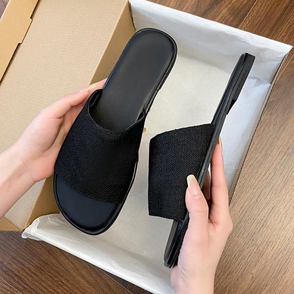 Fashion Rubber Flip Flops Slippers Women Summer Shoes Shale Female Beach Pantofle Slides Hawaiian Sabot Soft 2025 Flat Casual Leisure