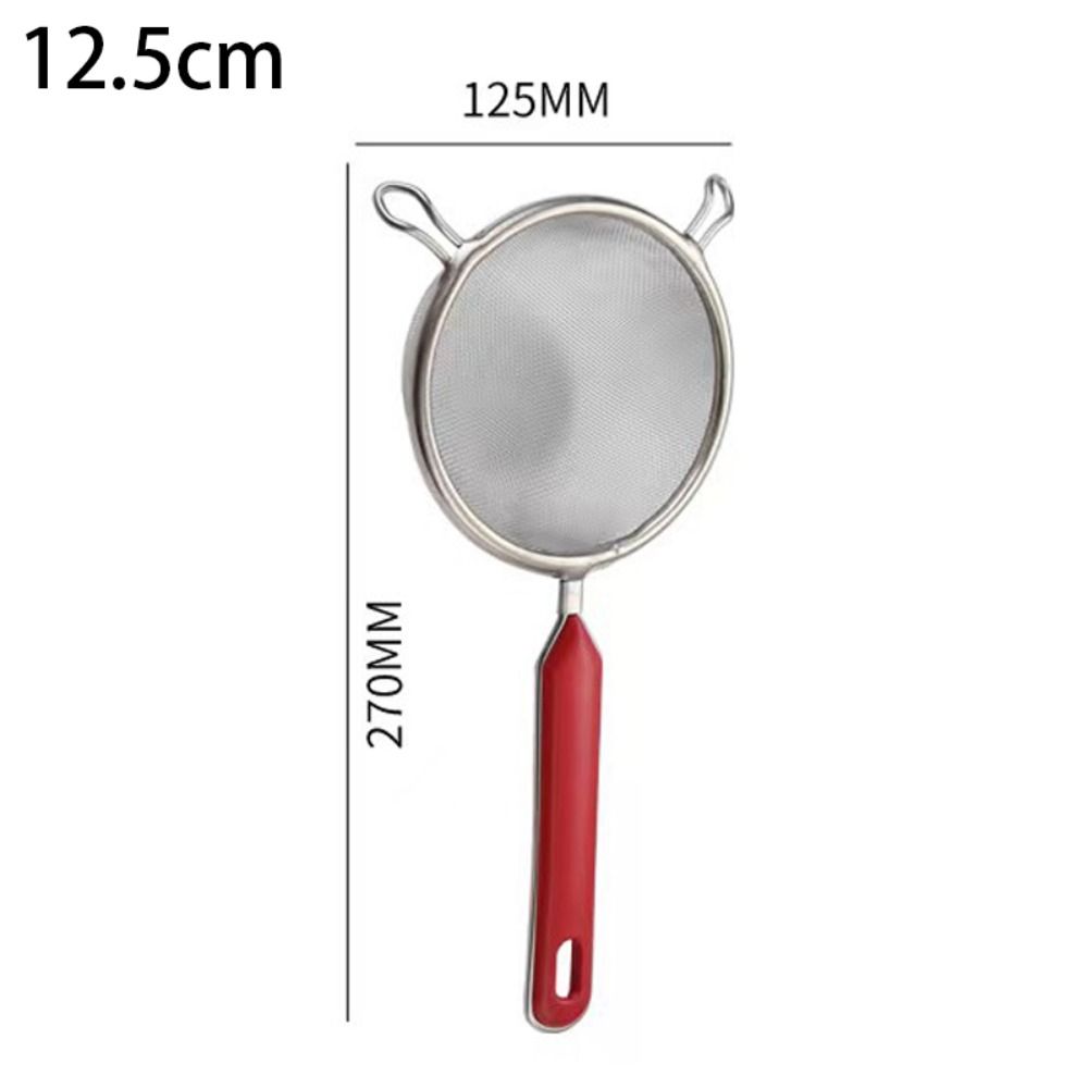 Stainless Steel Mesh Strainer Double Ears Frying Scoop Cooking Tools Flour Mesh Sieve  Noodles