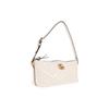 Gucci GG Marmont Chevron Quilted White Leather Shoulder Bag With Gold Hardware For Women Luxury Daily Use