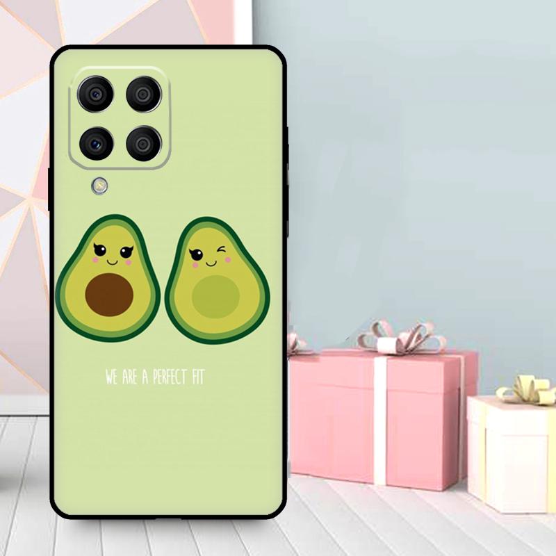 Avocado Pattern Case For Samsung Galaxy M06 M11 M31 M14 M34 M54 M12 M32 M52 M15 M13 M16 M36 M56 M53 M35 M55