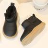 Children's Snow Boots2026New winter short boots for boys, fleece-lined and thickened, cotton boots for girls, warm baby cotton shoes