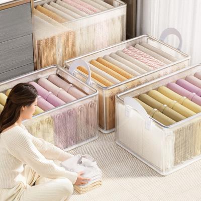 Scatola Portaoggetti per Abbigliamento Casa Lavanderia Idrorepellente Antipolvere Antiumidità Organizzatore Trapunta Tessuto Pieghevole Contenitore