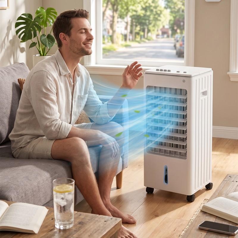 Rafraîchisseur D'air 4-en-1 - 65 W - Réservoir 3,1 L