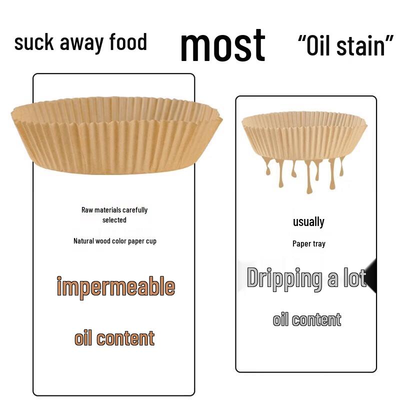 CHAHUA Food-Grade Air Fryer Paper Liners