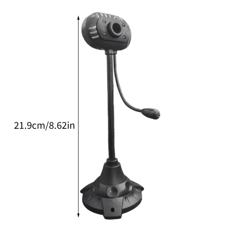 USB-Kamera mit 360-Grad-Drehung und Autofokus für Videokonferenzen und Live-Streaming