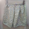 Sommer-Lounge-Shorts, Taille, weites Bein, Print, lockere Freizeitshorts, kariert, elastisch, hohe Passform, Schlafshorts