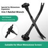 Heavy Duty Alloy Steel Ratchet Wrench Kit Suitable with Water Drills and Bolt Fastening Ergonomic Ratchet Tool