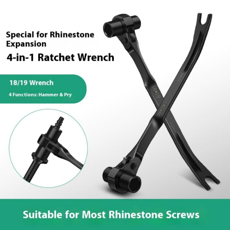 Heavy Duty Alloy Steel Ratchet Wrench Kit Suitable with Water Drills and Bolt Fastening Ergonomic Ratchet Tool