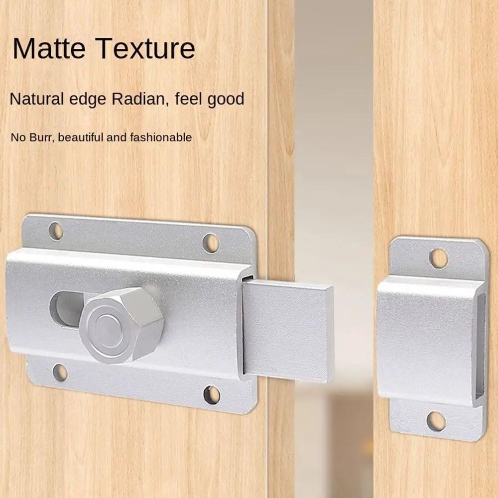 Aluminum Zinc Zinc Alloy Door Lock Versatile Use Door Lock Buckle Small Security Bolt Lock  Hardware