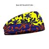 Headbands Sports Geometric Floral Print Vintage Style Head Band Sweatband Headwear Softness Wrap Yoga Gym Running Women