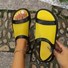 Fashion Sandals Women's 2025Summer New Breathable Women's Shoes Flat Sandals Casual Outdoor Slippers Luxury Design Sandals Zapatos Mujer