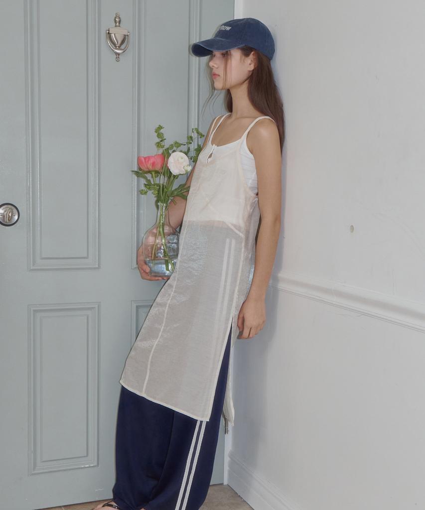 Rosiro Sheer Layered Dress