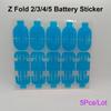 5Pcs Battery Sticker for Samsung Galaxy Z Fold 6 5 4 3 2 Double Tape Adhesive Tape Battery Stickers
