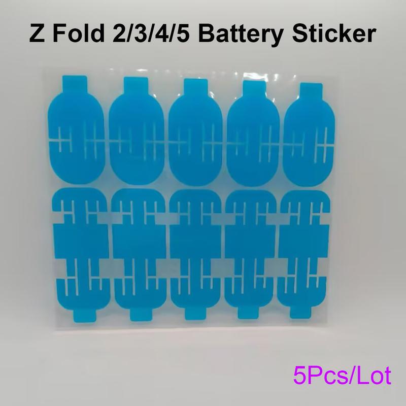 5Pcs Battery Sticker for Samsung Galaxy Z Fold 6 5 4 3 2 Double Tape Adhesive Tape Battery Stickers
