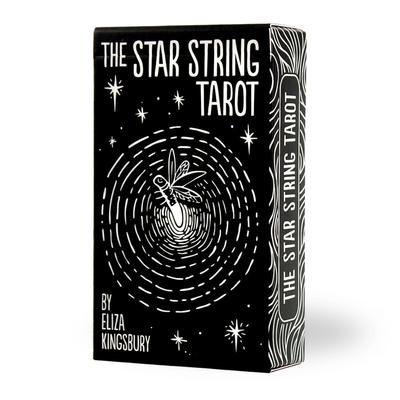 I.I.J Tarot Cards - The Star String Tarot (Waite-Smith Version) - 78 Cards, Black and White Line Art, with Japanese Instruction Booklet. Authentic Pro