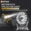 Led Motorcycle Spotlight 3570LED Prpjector Light High Low Beam Square Round Light Bulb Mini Smiley Face Lamp Headlight Fog Light