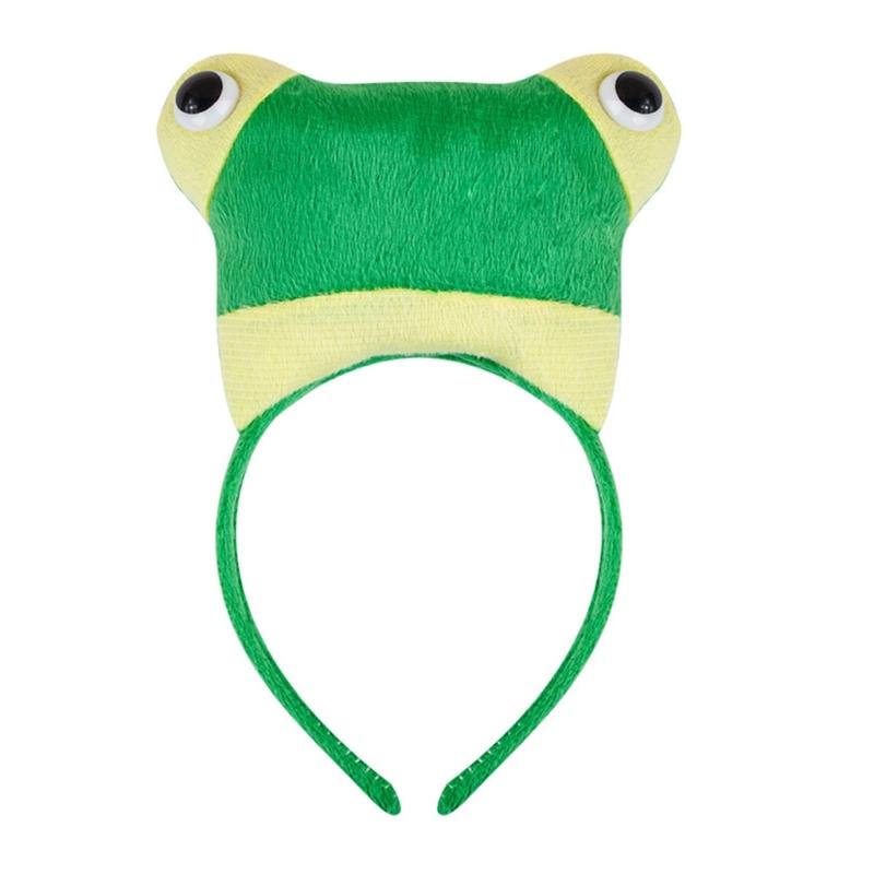 2/3Pcs Frogs Costume Accessories Set Frogs Ears Headband Tail Bowtie for Kids Boy Girls Halloween Party Cosplay Costume