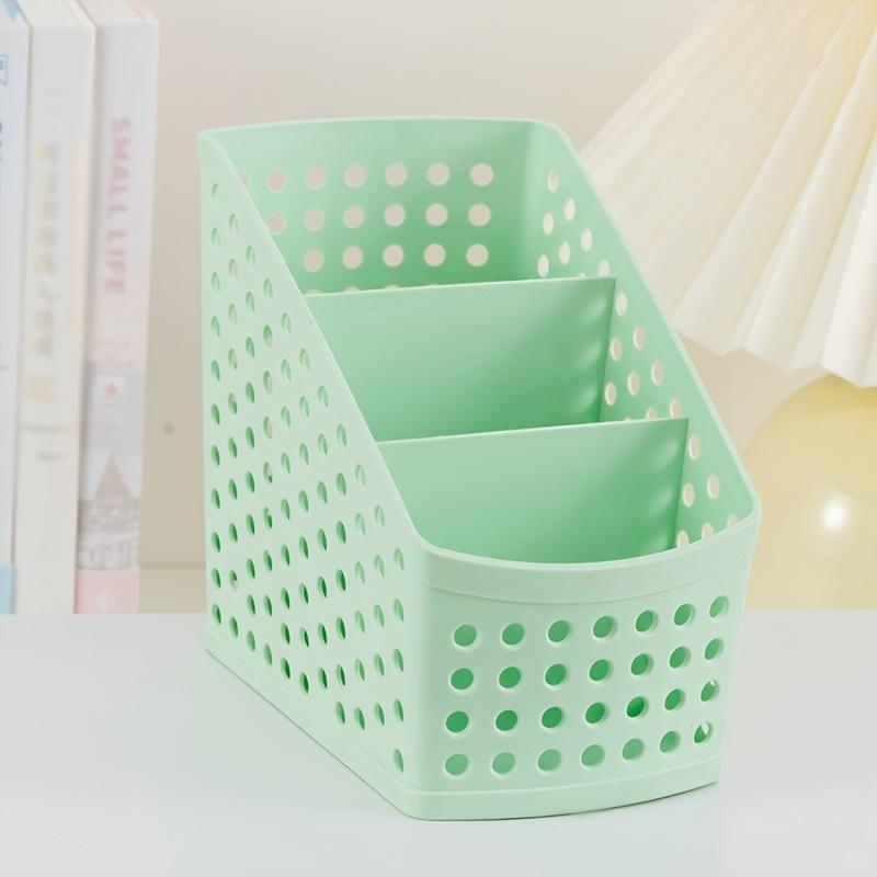 1pc School Stationery Makeup Organizer Desktop Storage Box Container for Cosmetics Jewelry Stationery Plastic Desktop Organizer