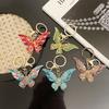 Easya 2024 Fashion Butterfly Bows Luxury Glitter Keychains High Quality Bags Decorate Wedding Gifts for Guests