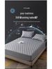 Waterproof Quilted Mattress Protector: Breathable, Dustproof, Incontinence Fitted Sheet Cover.