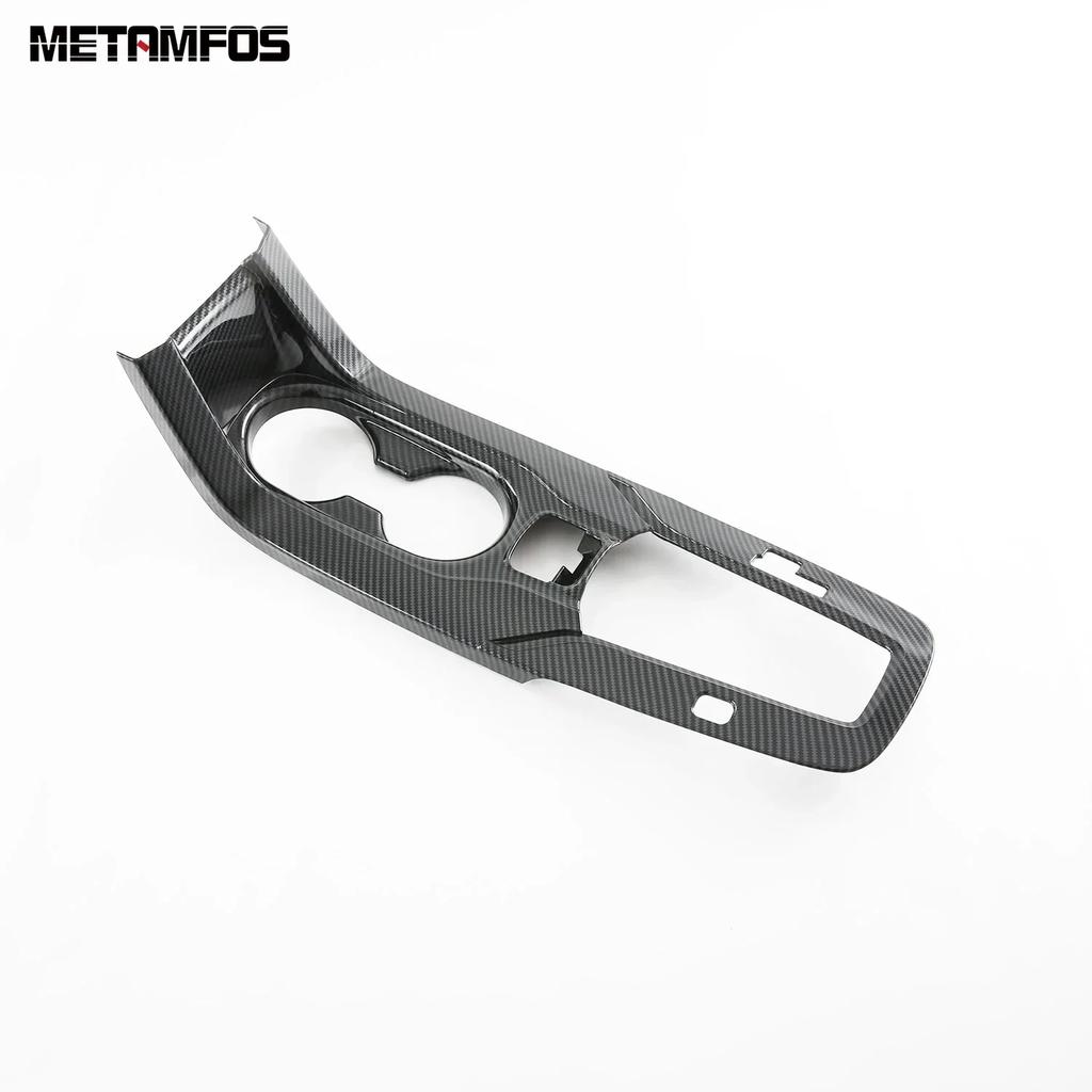 For Toyota Corolla Cross -2024 2025 Carbon Fiber Center Console Gear Shift Box Cover Trim Cup Holder Interior Accessories