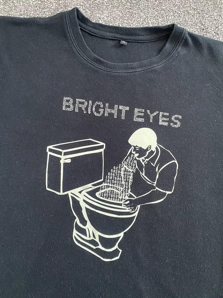 

Футболка с принтом Bright Eyes Vomit Glow In the Dark , все размеры S-5XL, унисекс XXXL
