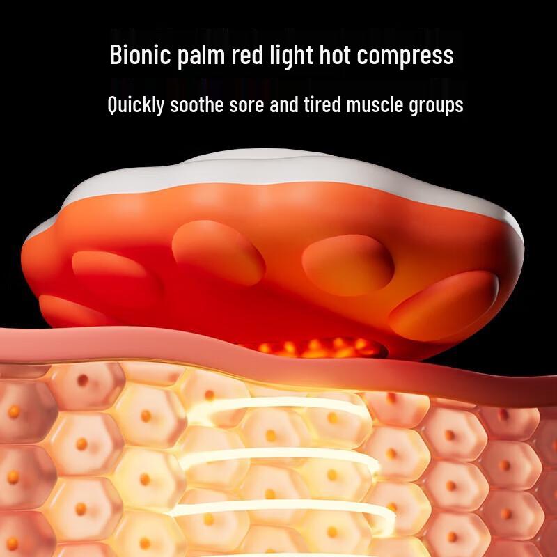 AUX Lumbar & Back Heat Massager