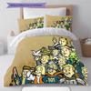 Biancheria da letto con motivo Fallout, Set piumone Copripiumino Federa Regalo di compleanno per la casa (1 * copripiumino + 2 * federa, senza nucleo)