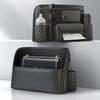 Auto Netztasche Handtaschenhalter Leder Zwischensitz-Organizer Auto Armlehne Hängende Taschentuchbecher Aufbewahrungstasche Innenzubehör
