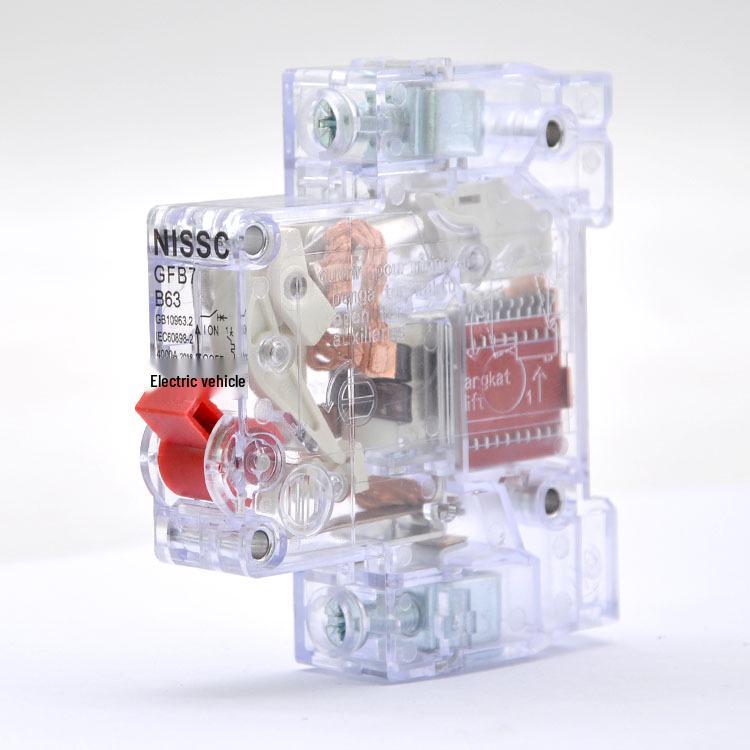Electric Vehicle Air Switch B63A MCB with Residual Current Circuit Breaker for 48V/60V/72V.
