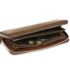 Hamnett Wallet Made of High Quality Domestic Soft Round Brown [Catherine London] Leather, Soft, Zipper,