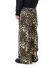 AAKAM Leopard Pattern Cotton Pants (Brown)