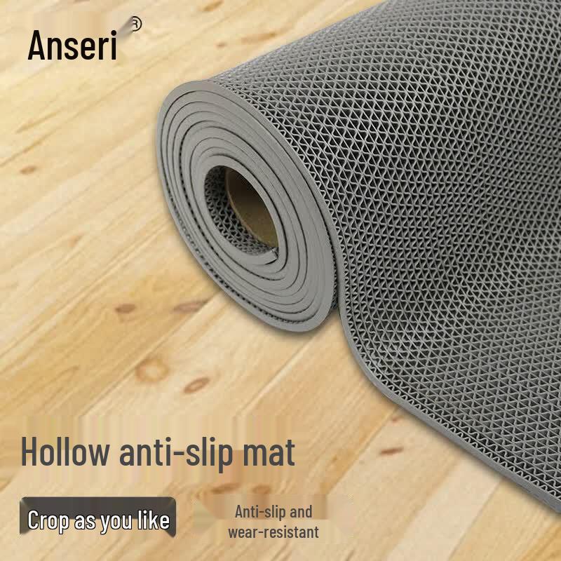 AnseRui PVC S-Mesh Hollow Anti-Slip Mat 1.2m x 1m