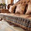 Jacquard Sofatrekk Armlenhåndkle Sklisikkert Sofapute Slipcover Hjemmeinnredning Vintage Broderi Sofabeskyttelsestrekk Stue